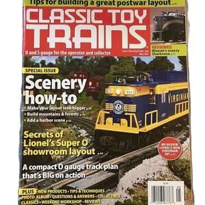 Classic Toy Trains May 2011 Magazine Ephemera Hobby Scenery How To Tips
